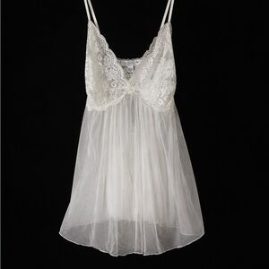 Timeless NWT In Bloom by Jonquil | S/P | Lace Babydoll Lingerie Set | IVORY